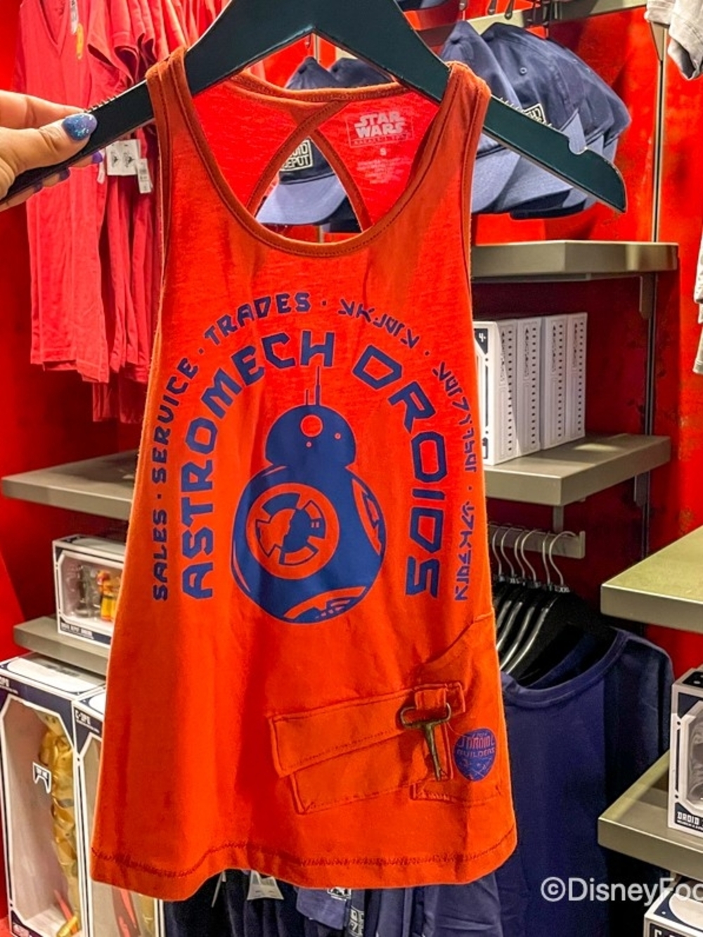 Star Wars Kids' Orange Astromech Droid Tank Top Kids XL